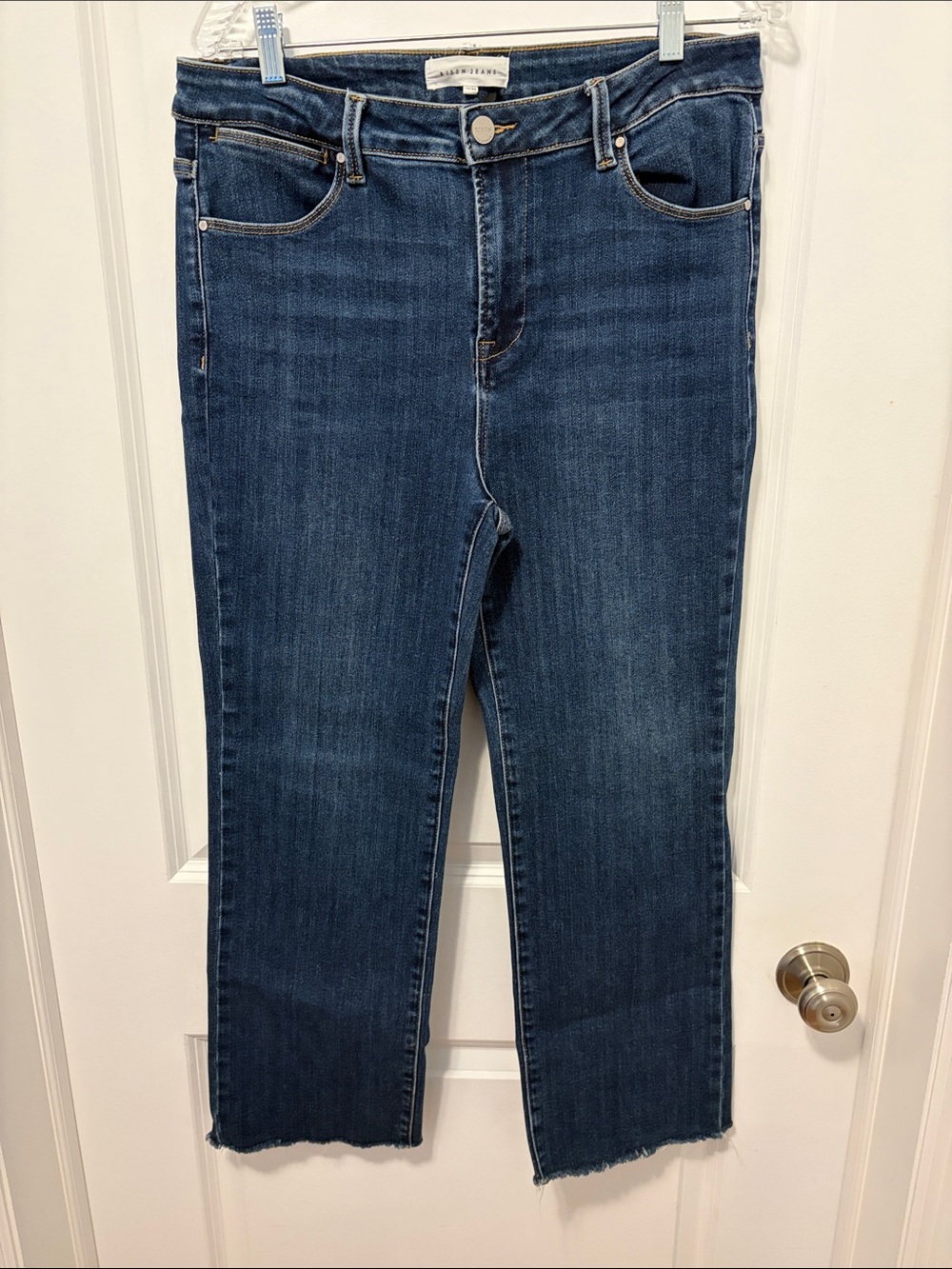 Frame Denim Dark Blue Straight-Leg Jeans Size 32